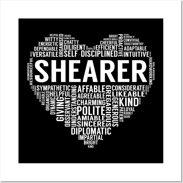 Shearer Heart Wall Art by LotusTee